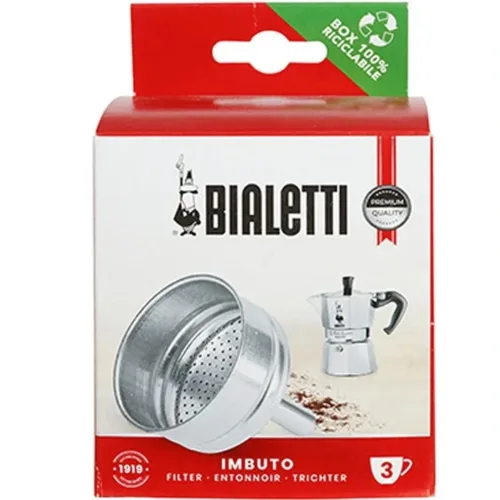 Bialetti 3tassi mokakannu kohvilehter